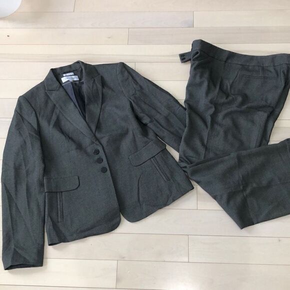 Calvin Klein Men's Stretch Blazer and Pants Set Heather Gray Size 8 - Picture 1 of 6